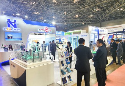 腾博官网诚信为本亮相日本海事展 碳循环产品生态备受青睐